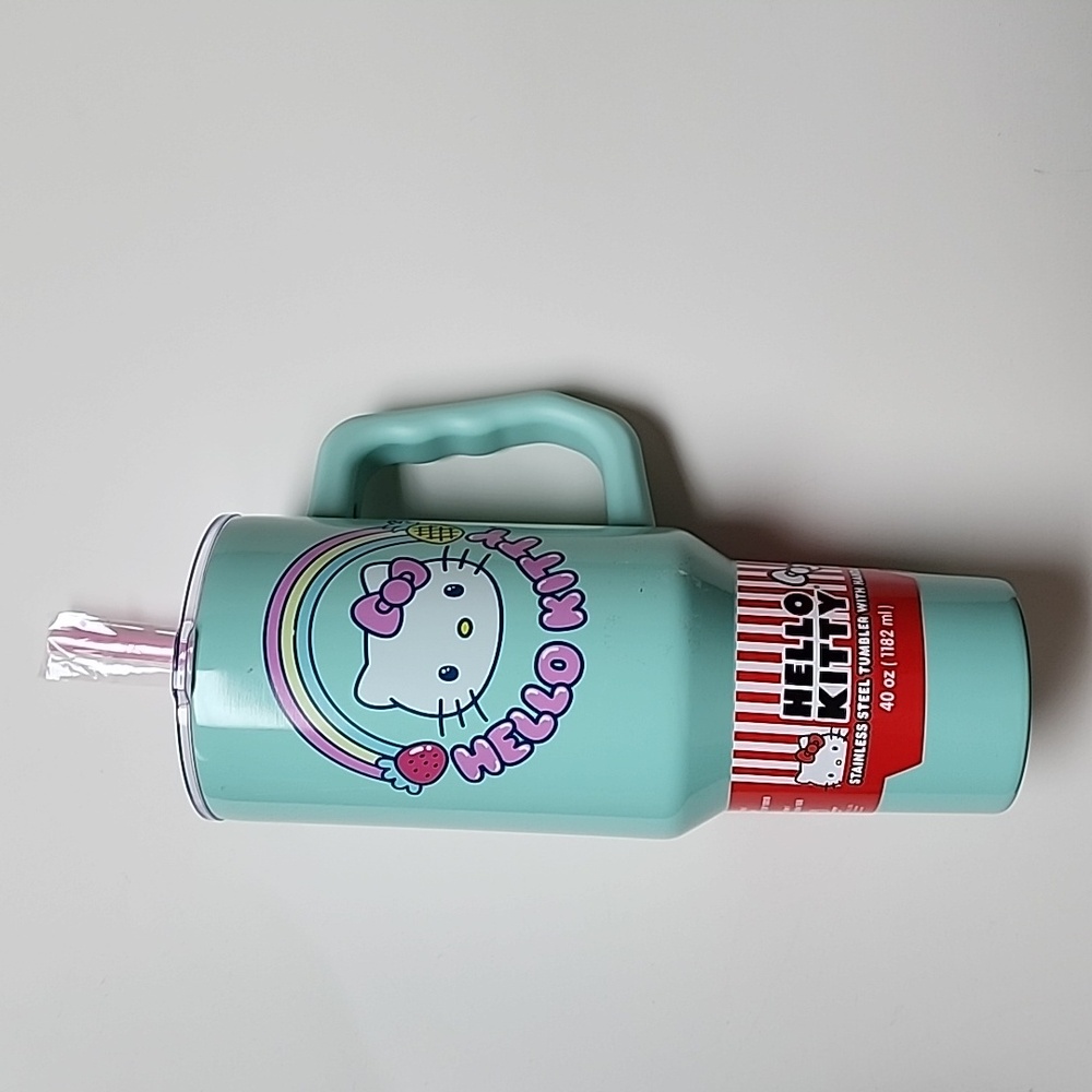 Hello Kitty Tumbler with Straw